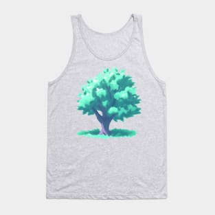 Protect the Earth Digital Tree Painting (MD23ERD002) Tank Top